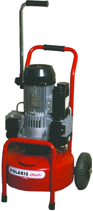 Polaris 375  Kompressor 10 bar 24 l. tank, 84 db(A